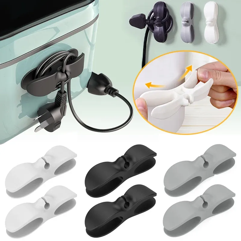3–6 Stück Kabelwickler-Organizer für Küchengeräte, Kabelwickler, Kabelmanagement-Clip-Halter für Luftfritteuse, Kaffeemaschine, Fixierer