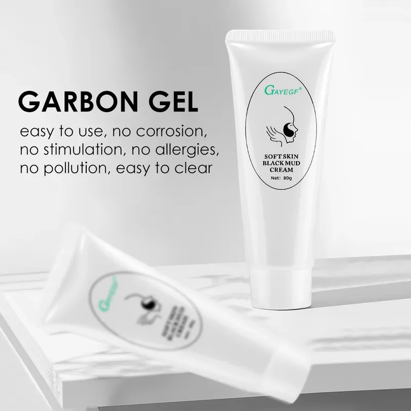 Carbon Gel Schwarz Gesichtscreme Maske Gesichts Tiefenreinigung Unterstützung Laser Aktive Nano Toner Hautverjüngung Bleaching Pflege Werkzeuge
