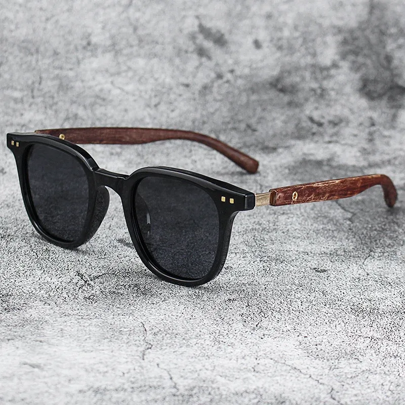 Neu eingetroffene Vintage-Sonnenbrille für Herren mit PC-Rahmen, klassische Marken-Sonnenbrille mit beschichteten Gläsern, Fahrbrille für Herren und Damen