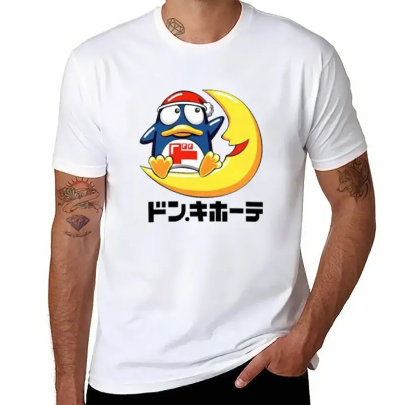 Neues erhabenes T-Shirt, taillierte T-Shirts für Männer, Don Quijote T-Shirt, T-Shirts in Übergröße, Streetwear, Harajuku-T-Shirt aus Baumwolle