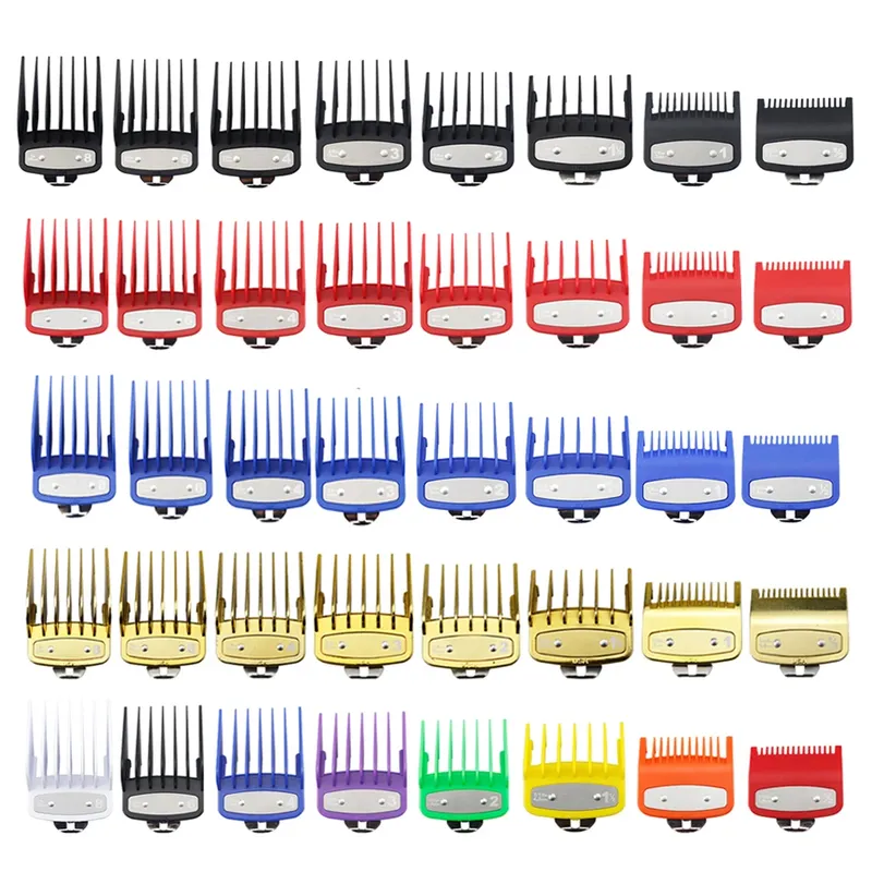 8 teile/satz Professionelle Barber Haar Clipper Guide Kämme Für Wahl Trimmer Aufsatz Haar Schneiden Begrenzte Kamm Salon Haarschnitt Werkzeuge