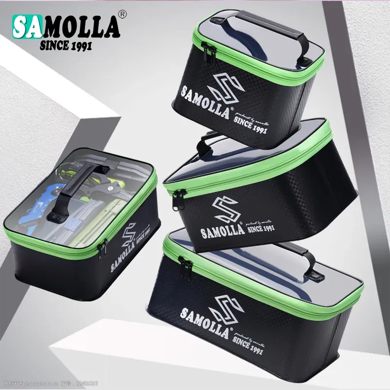 EVA Verdicken Angeln Box Tasche Wasserdichte Angeln Getriebe Boxen Live Fisch Eimer Angeln Wichtigsten Sub Linie Float Lagerung Fall Handtasche