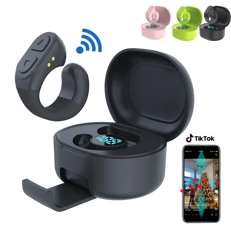 Für tiktok Fingers pitze Remote Scrolling Ring drahtlose Kamera Shutter Selfie-Taste Bluetooth 5,0 mit Telefonst änder für Tik Token