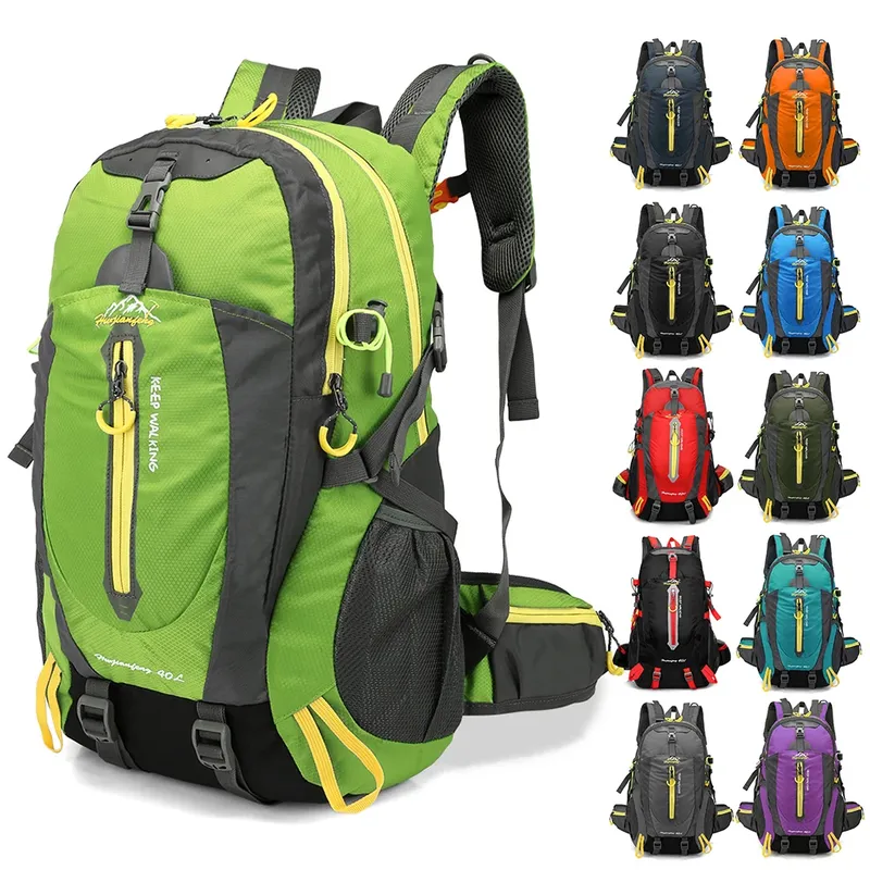 40l wasserfester Reise rucksack Camp Wanderung Laptop Daypack Trekking Kletter taschen für Männer Frauen