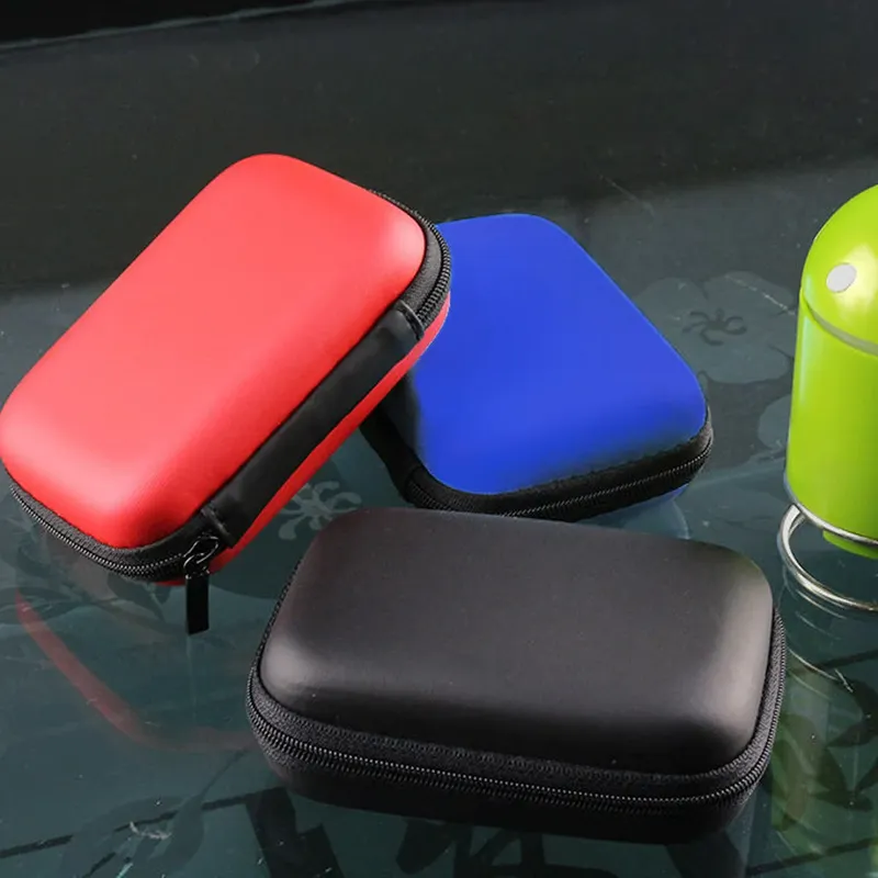 2.5 "HDD-Tasche externe USB-Festplatte Trage tasche für 2,5 Zoll SSD HD Kopfhörer Aufbewahrung tasche Festplatte Box Reiß verschluss tasche