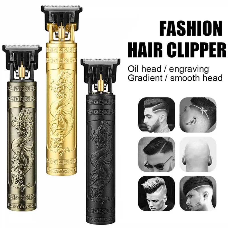 Vintage schnur lose Haars chneide maschine tragbare Haars chneide maschine elektrische Haars ch neider USB schnell aufladbare Rasierer Friseur für Friseur
