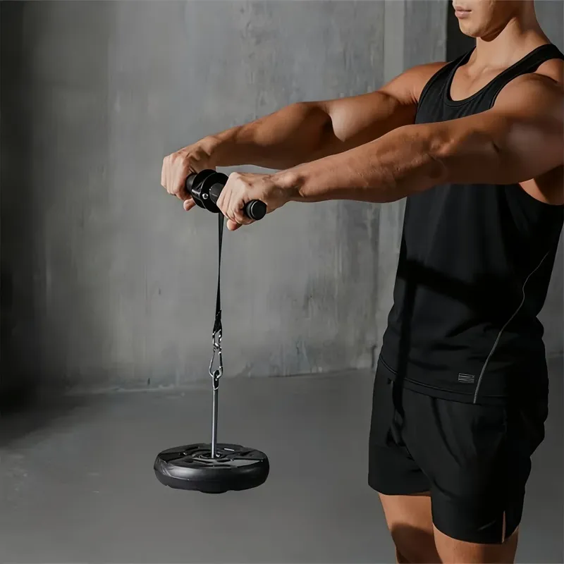Fitness Unterarm Trainer Strengthener Handgelenk Blaster Gym Hand Greifer Kraft Trizeps Exerciser Gewichtheben Seil Taille Roller