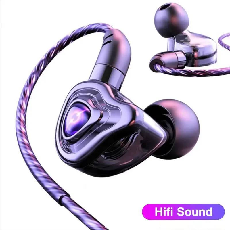 Eardeco 3,5mm kabel gebundene Kopfhörer mit Mikrofon Gaming vol Steuerung kabel gebundener Kopfhörer Hifi-Kopfhörer Bass-Kopfhörer-Headset mit Mikrofon