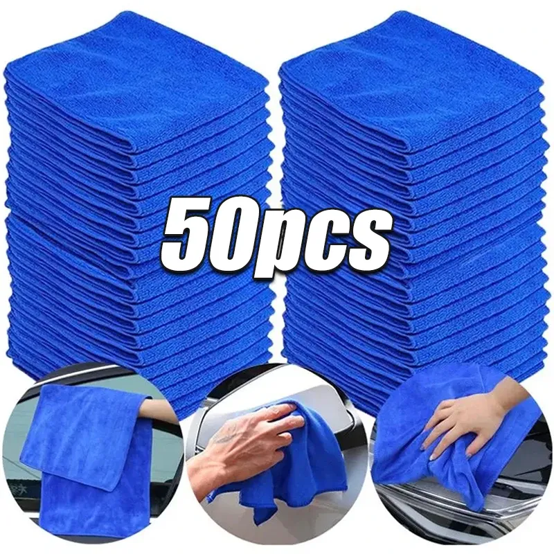 10Pcs Mikrofaser Handtücher Auto Waschen Trocknen Tuch Handtuch Haushalt Reinigung Tücher Auto Detaillierung Polieren Tuch Hause Saubere Werkzeuge