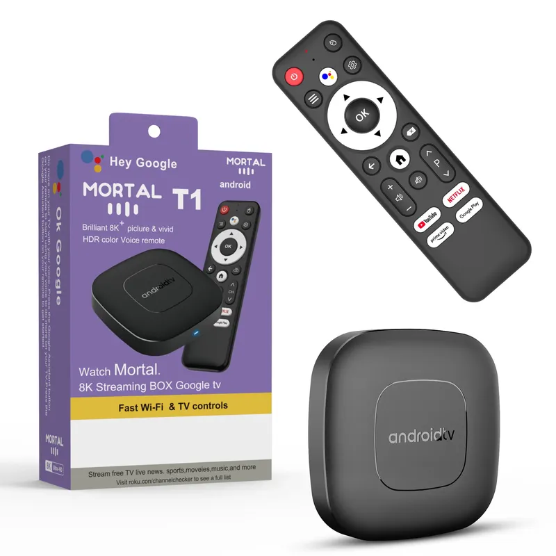Android16 Smart Home Theater TV Box AllwinnerH313 Google Assistent Netflix Streaming Bluetooth Media Player 2G1 6G 2,4G5G Wifi T1