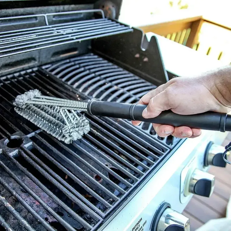 Grill Grill Grill Bürste sauberes Werkzeug Grill zubehör Edelstahl borsten Antihaft-Reinigungs bürsten Grill zubehör