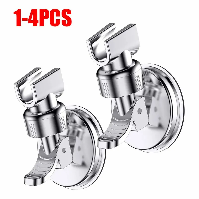 1-4Pcs Einstellbare Dusche Rack Starke Vakuum Saugnapf Handheld Dusche Kopf Wand Halterung Rotierenden Badezimmer Dusche basis