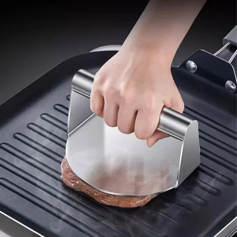 1pc Edelstahl Hamburg Fleisch Presse Hamburger Presse Küche Gadgets Fleisch Pie Machen Küche Zubehör Kochen Zubehör