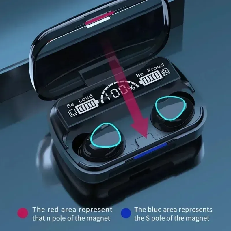 M10 Sport-Bluetooth-Kopfhörer mit aktivem Stereo-Sound und integriertem Mikrofon für Laufen und Fitness