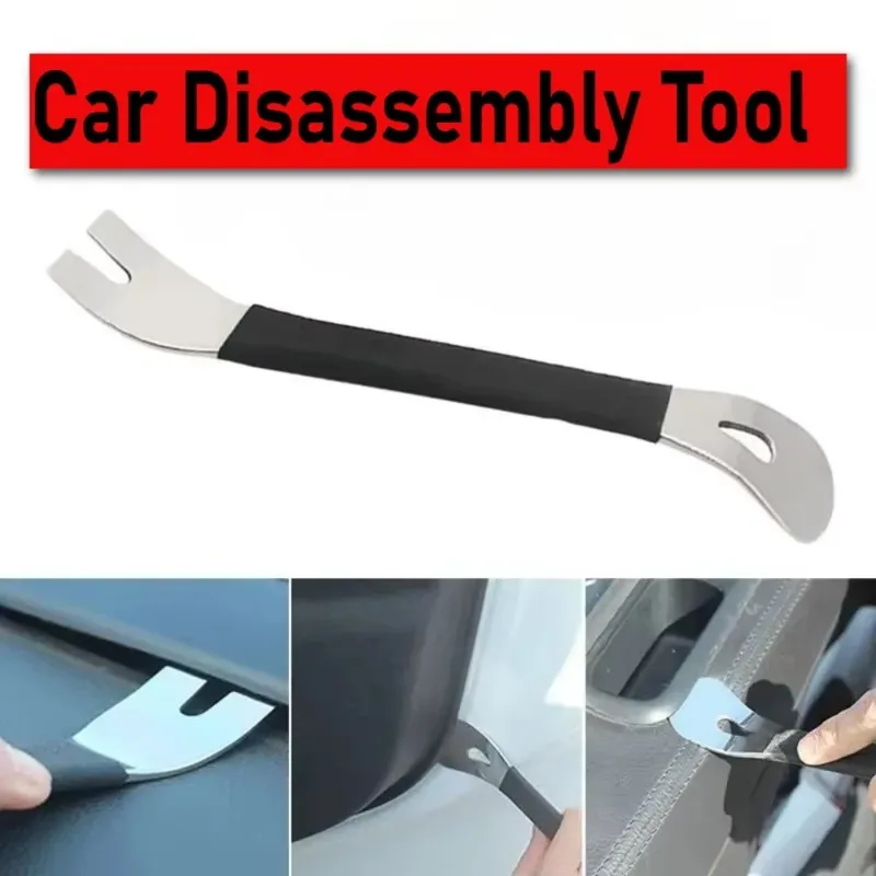 Auto Trim Removal Tool Auto Innen Clip Panel Trim Hand Werkzeuge Edelstahl Langlebig Trim Entfernung Ebene Hebeln Platte Schnalle Fahrer
