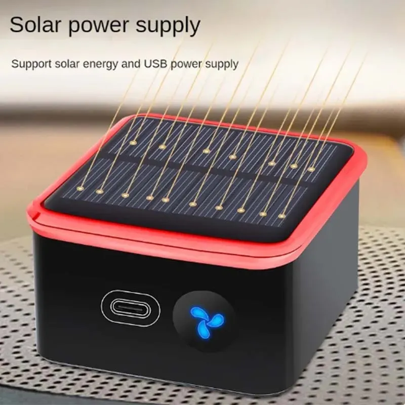 Solar Auto Luftreiniger USB Sauerstoff Reiniger Ozon Generator Luftreiniger HEPA-Filter Rauch Entferner Smart Gadgets Auto Liefert