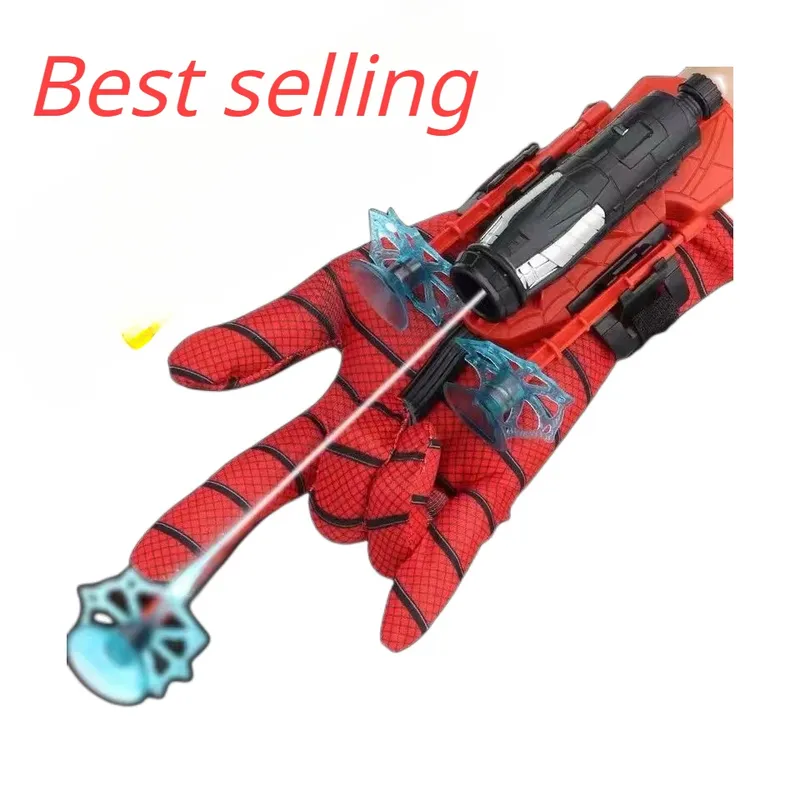 Anime Charaktere Kinderspielzeug Handgelenk Spielzeug Set Actionfigur Neu für Spiderman Handschuh Launcher Set Rollenspiel Figuren Hobbys