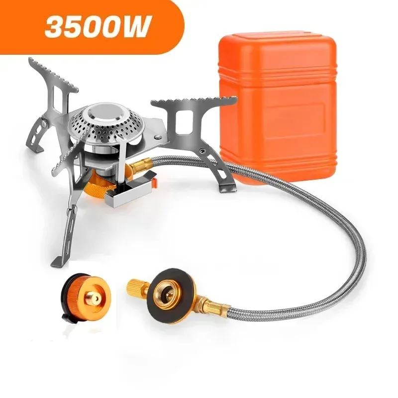 Camping Gasherd Tragbare Falten Outdoor Rucksack Herd Tourist Ausrüstung Für Kochen Wandern Picknick 3500W