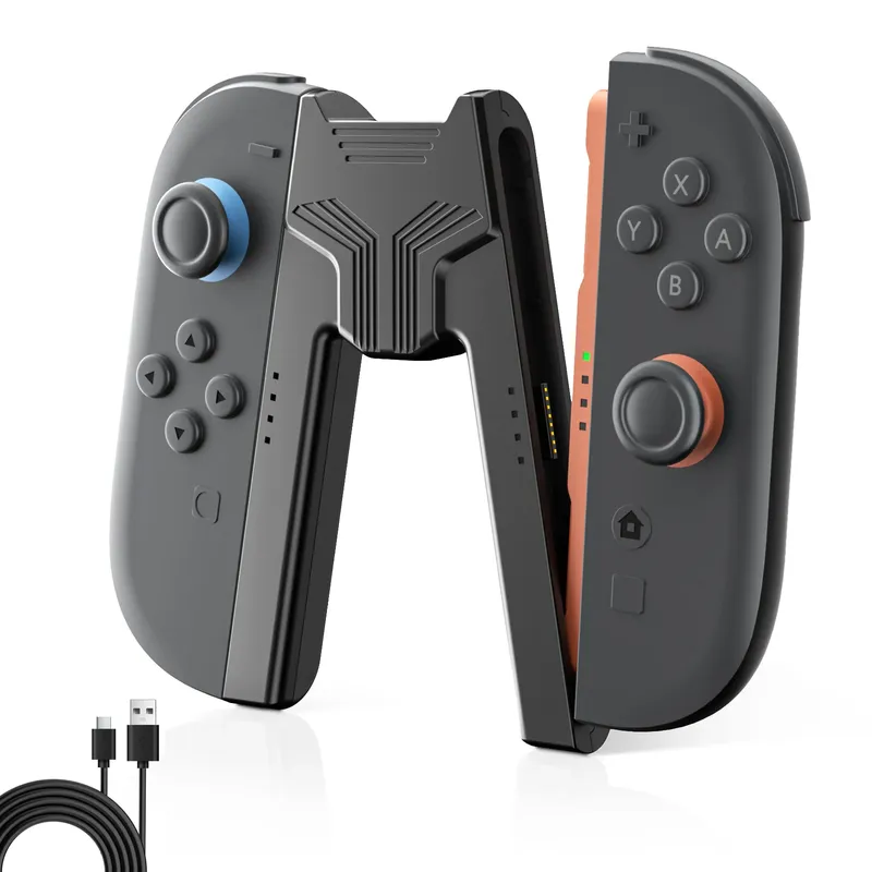 Ladegriffhalterung für Switch 2/1 Joycon Griff Gaming Controller Grip Ladestation für Nintendo Switch Zubehör