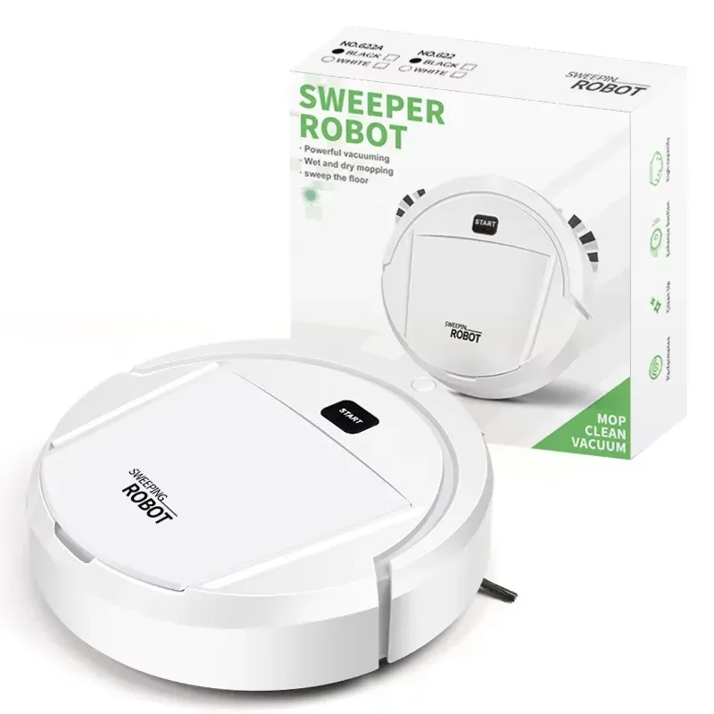 Neuer automatischer Roboter-Staubsauger, intelligenter Kehr-, Trocken- und Nassreinigungsmaschine, der den intelligenten Staubsauger für zu Hause auflädt