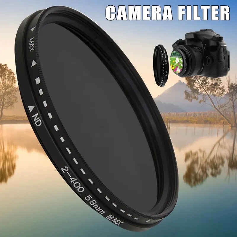Fader Variabler ND-Filter, einstellbar, ND2 bis ND400, Neutraldichte für Kameraobjektiv, Kamerazubehör, Fotografia nd cai Turismo