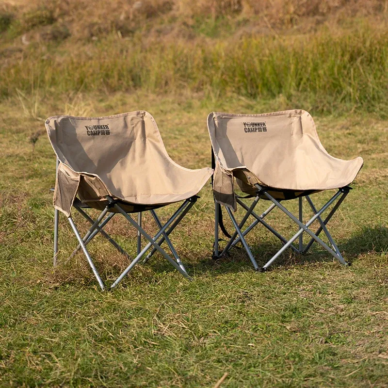 Outdoor Folding Mond Stuhl Tragbare Stuhl Camping Stuhl Picknick Ausrüstung Angeln Kleine Pferd Hocker Student Skizzieren