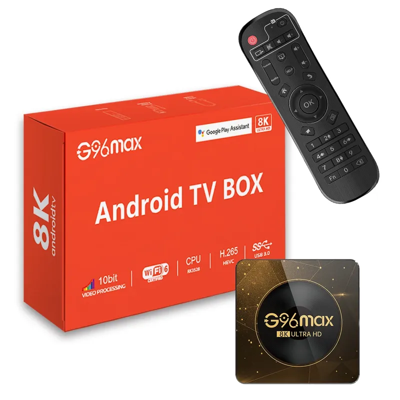 Android 13 8K Ultra HD Smart TV Box Wifi6 Schnelle Stabile Übertragung Media Player 4GB64GB Großer Speicher Netflix Youtube ATV MAXA13