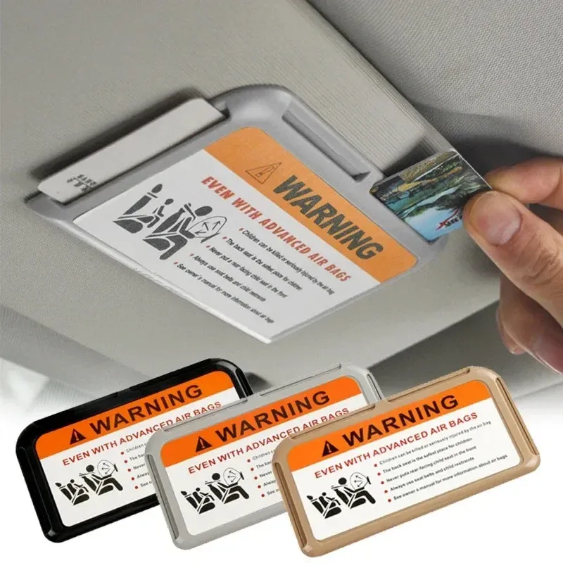 Auto Karte Clip Sonnenblende Organizer Temporäre Parkplatz Karte Halter Dash Board Paste Halterung Auto Innen Lagerung Verstauen Aufräumen 1 Stück