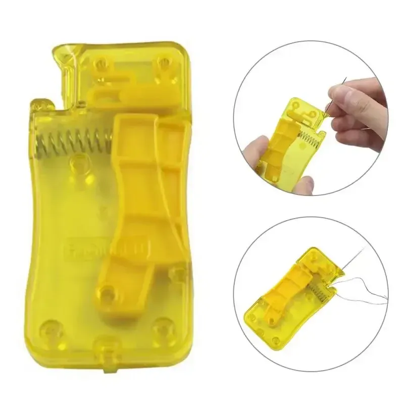 DIY Nähwerkzeug-Set für Erwachsene, Senioren und Kinder - Automatischer Nadeleinfädler für Hausfrauen - Einfacher Nadeleinfädler