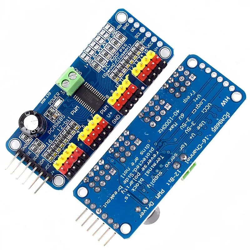 PCA9685PW 16-Kanal 12-Bit-PWM/Servo-Treiber-I2C-Schnittstelle PCA9685-Modul Raspberry Pi Shield-Modul Servo Shield