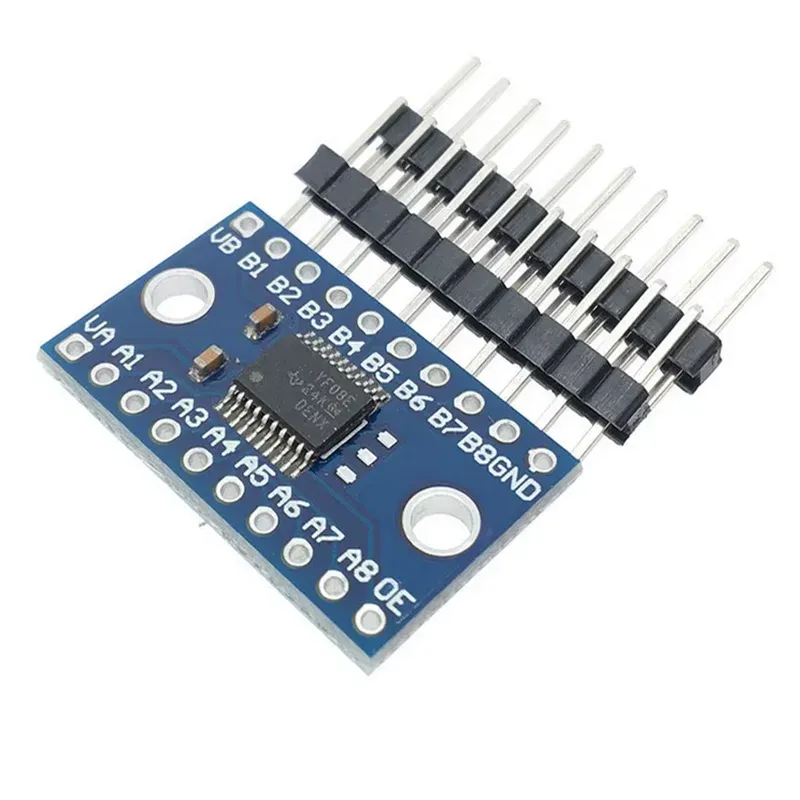 5 Stück TXS0108E 8-Kanal-Logikpegelwandler Bidirektionaler Hochgeschwindigkeits-Vollduplex-Shifter 3,3 V 5 V für Arduino Raspberry Pi