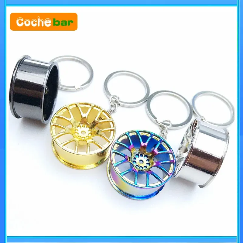 Metall Schlüsselbund Auto Rad Schlüssel Kette Auto Dekoration Flasche Opener Mini Messschieber Schlüssel Ring Anhänger Auto Styling Zubehör
