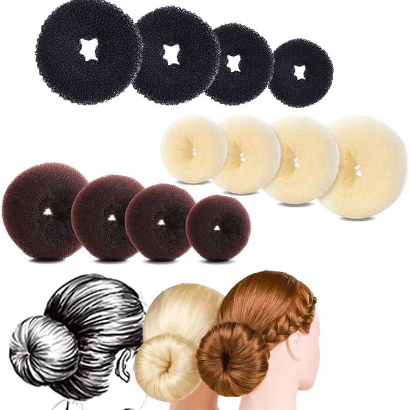 3 Stück Maruki-Kopf-Lockenwickler, vielseitiger Haarschmuck im koreanischen Stil, flauschige, gekräuselte Dame, einfache große Ring-Haar-Styling-Werkzeuge