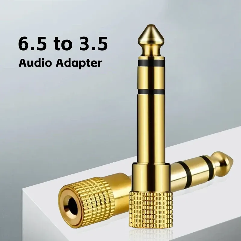 liulz Jack 6,5 6,35 mm Stecker auf 3,5 mm Buchse Vergoldung Kopfhörer Mikrofon AUX Audio Stecker