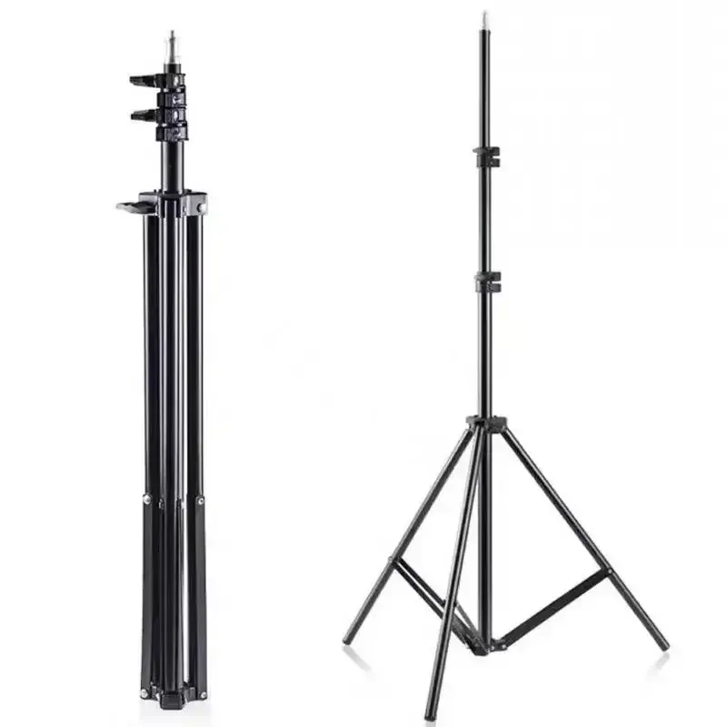 Metall Aluminium Legierung Licht Stehen Fotografie Tragbare Stativ mit 1/4 Schraube für Softbox LED Ring Licht Telefon Kamera