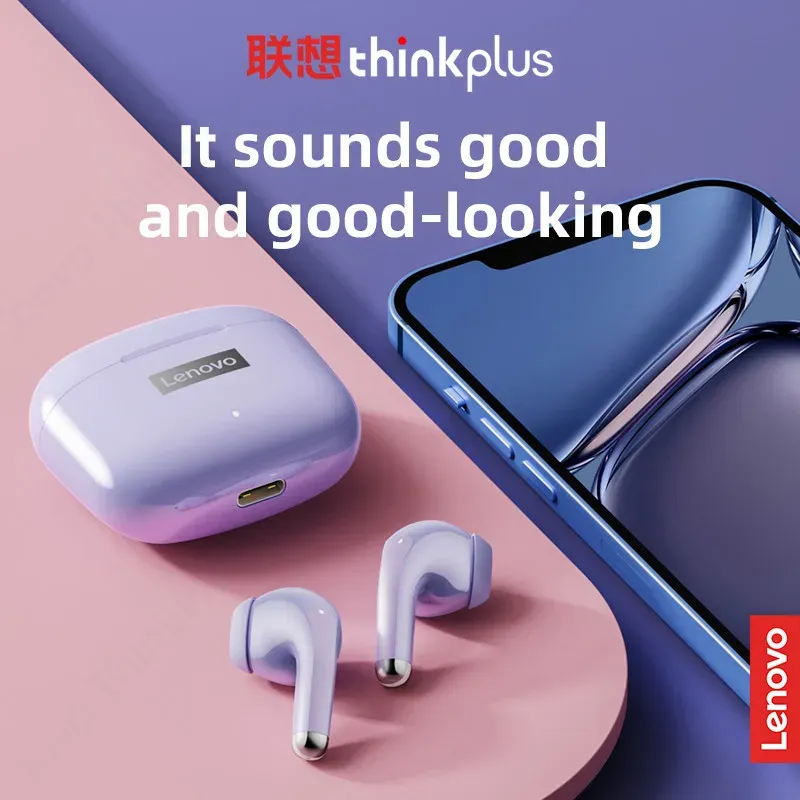 Lenovo LP40 Pro TWS Bluetooth 5.1 Quick Connect-Kopfhörer, ergonomisches Design, leistungsstarkes Headset mit Übertragungsgeschwindigkeit