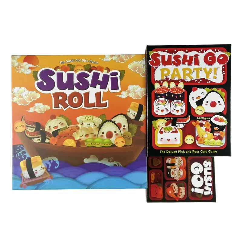 Sushi Go Kartenspiel – Sushi Go Party! Das Pick-Pass-Kartenspiel, lustige Familienkarten, perfekt für Partys und Home-Board-Deck