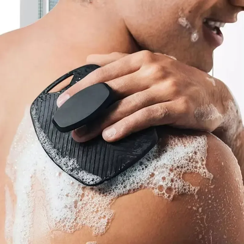 1 Stück multifunktionale Pamper Yourself Peeling-Silikon-Massagebürste, praktisch und praktisch, leicht zu reinigende Silikonmassage