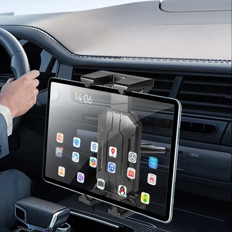 Universal Auto Halterung CD-Player Slot Mount Tablet Ständer Handy Halter für Ipad Pro Air 4 bis 14 Zoll Xiaomi Tab Smartphone GPS