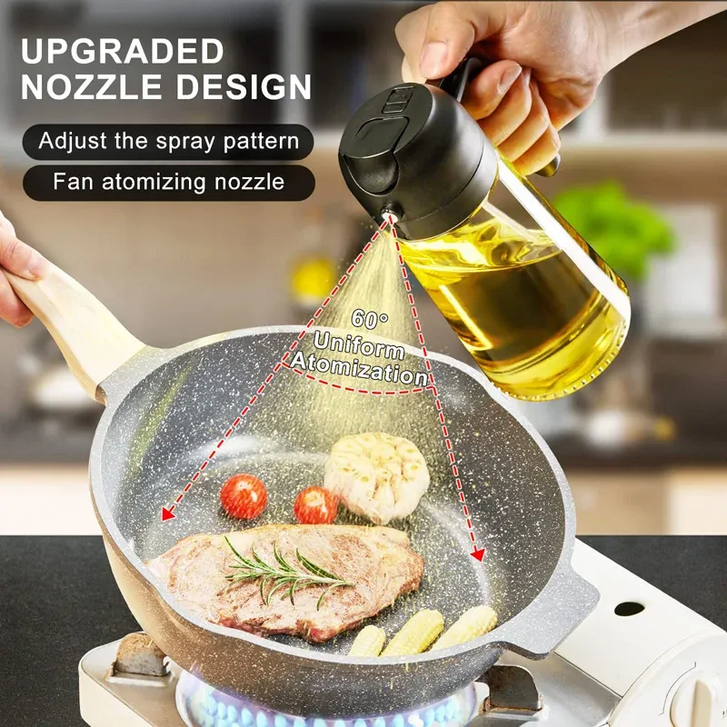 2in1 500 ml Ölsprüher, Ölsprühflasche, Öltank, Grill, Küche, Backen, Grill, Picknick, Küchenutensilien für Unternehmen
