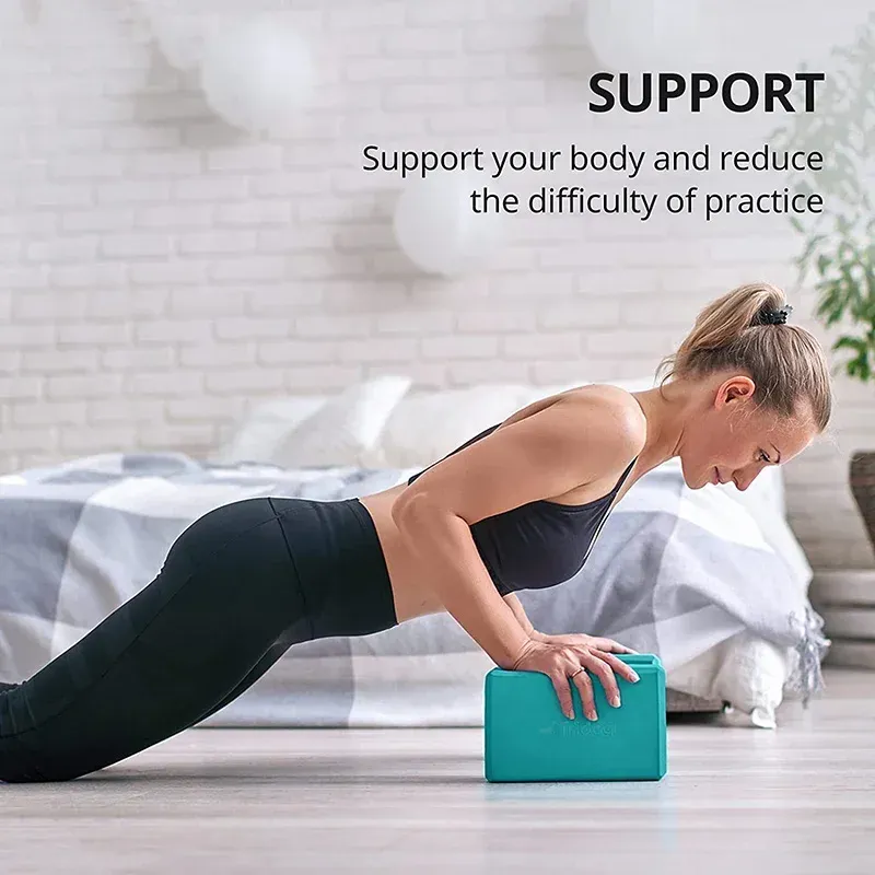 Yoga Bausteine Würfel Pilates Ziegel Verstärkung Matten Sport Yoga Liefert Übung Hause Übung Ausrüstung Fitness Eva