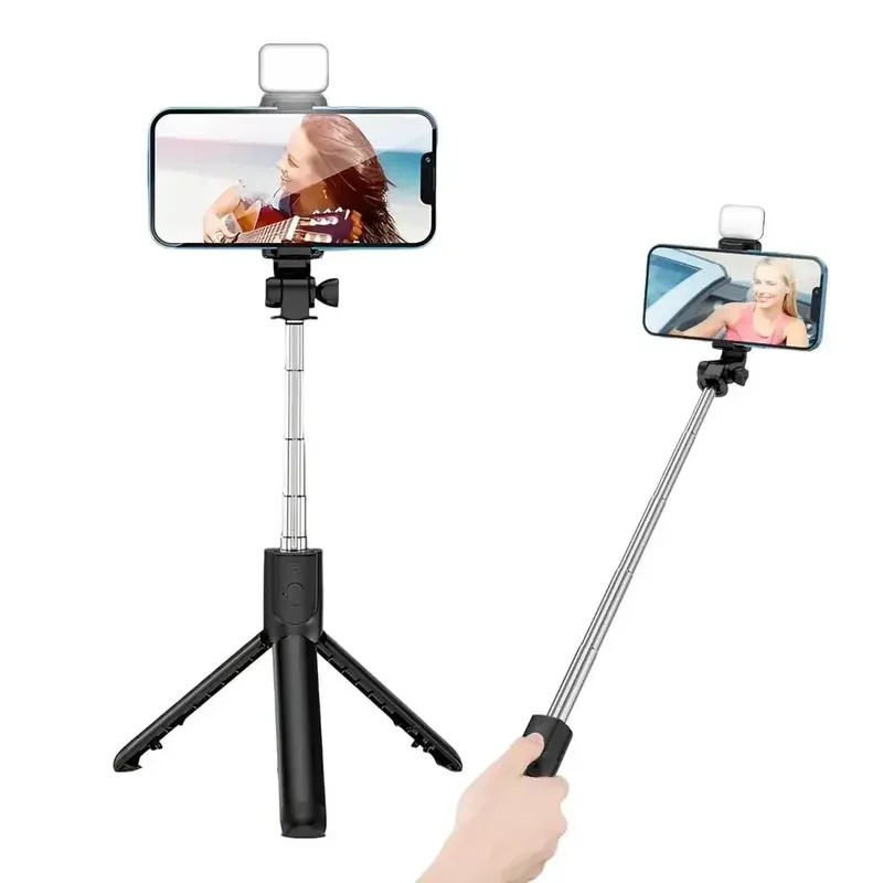 360-Grad-Selfie-Stick, Telefonhalter, Stativ, Multi-Modus, Kameraständer, einziehbare Handy-Halterung, Selfie-Artefakt