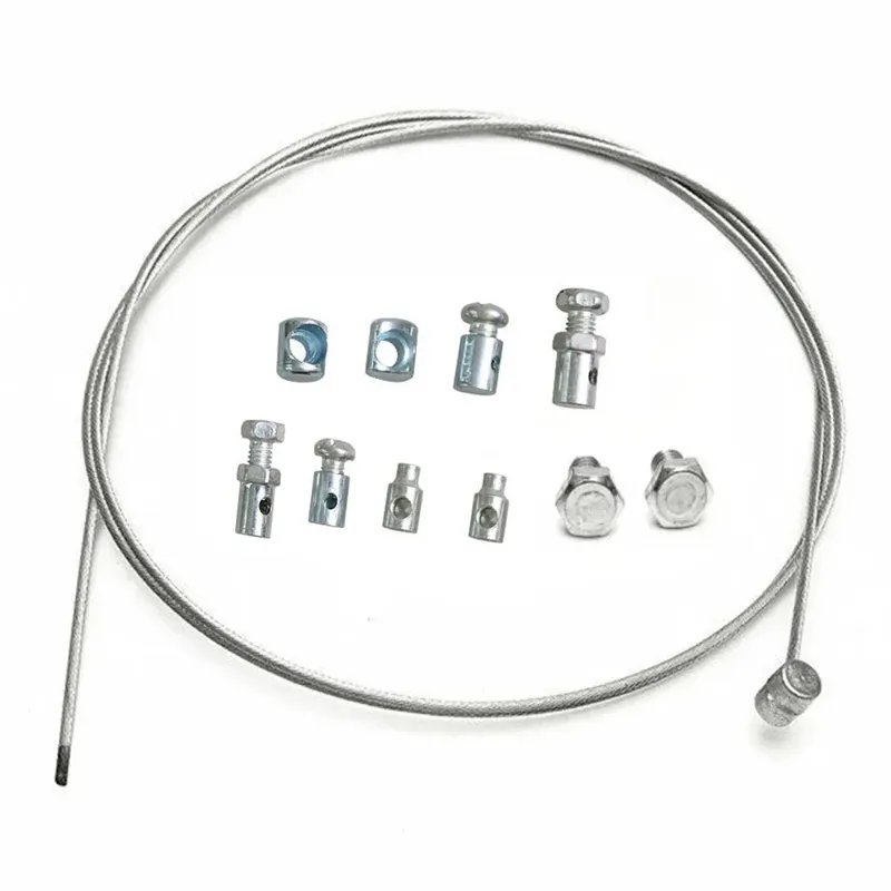 Universelles Gaszug- und Kupplungskabel-Reparaturset für Rasenmäher, Bodenfräse, Aufsitzrasenmäher, Gaszug, Bremskabel, Kupplungskabel-Reparatur, Rasenmäher-Ersatzteil