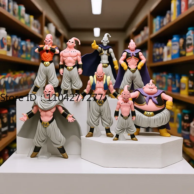 8 Teile/satz Dragon Ball Z Majin Buu Figur Spielzeug Anime DBZ Super Saiyajin Action Figur PVC Modell Spielzeug für Kinder Erwachsene geschenke