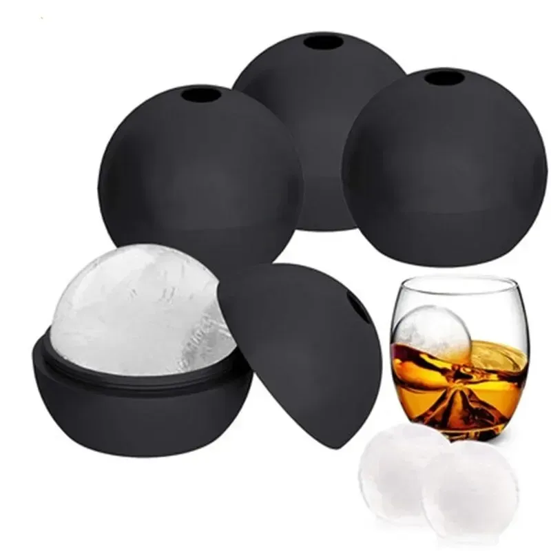 Runde Silikon Eishockey DIY Kreative Eiswürfel Eis Gitter Silikon Eis Form Silikon Kreisförmige Eishockey Eis Gitter