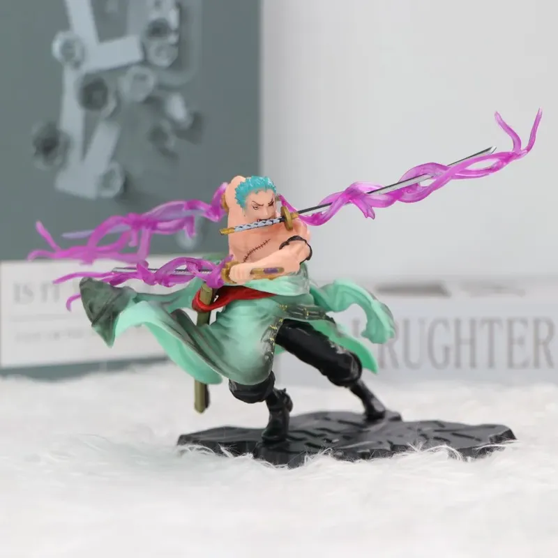 10 cm One Piece Anime Figur GK Roronoa Zoro Drei-klinge Sa-maximum Manga Anime Statue Action Figure Sammlung modell Kind Spielzeug
