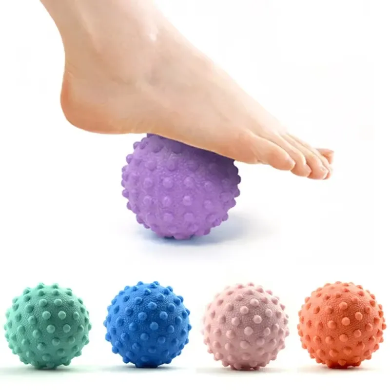 Der neue Faszienball mit erhöhter Spitze, TPR-Haltung, Master-Yoga, Taille und Rücken, Fuß, Hals, Membran, Erdnuss-Sohle, Muskelentspannung