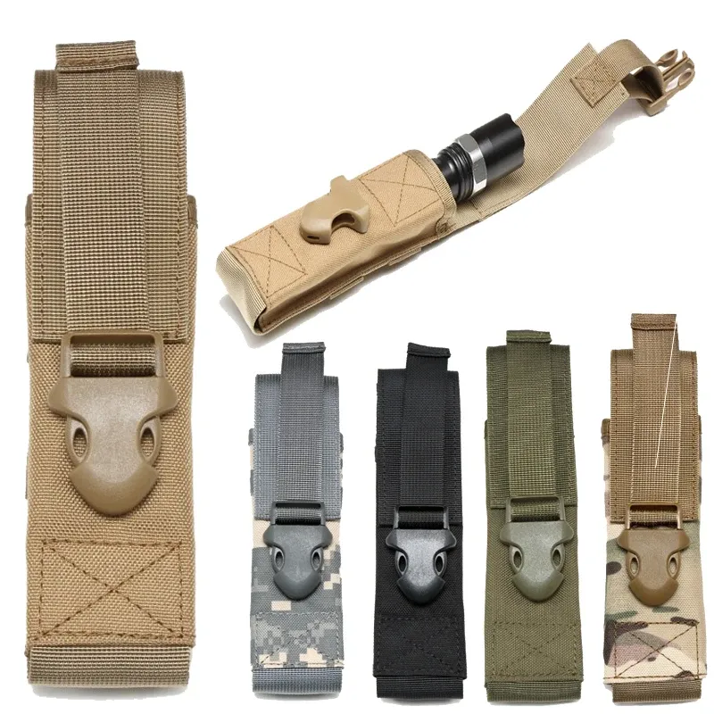Outdoor Taschenlampe Tasche Taktische Werkzeug Kit Tragbare Molle EDC Werkzeug Taille Tasche Feld Sport Camping Wandern Jagd Zubehör