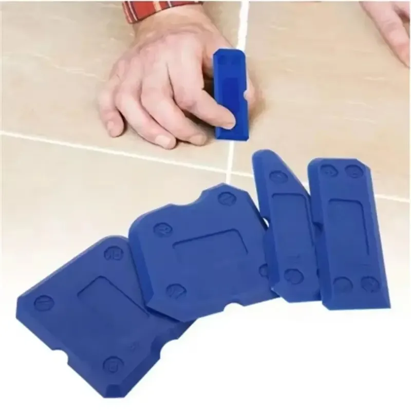 4 stücke Silikon Glas Zement Schaber Hause Abdichten Werkzeuge Hause Reinigung Hand Spachtel Werkzeug Finishing Mörtel Füllstoff Dichtstoff Verbreitung