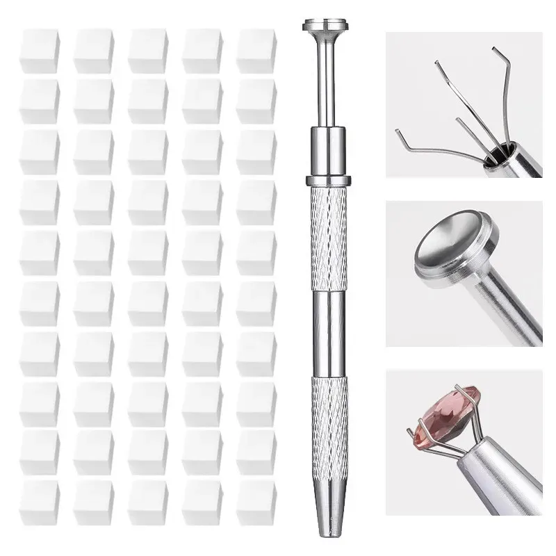 50PCS Schwamm Gradienten Nail art Stamper Werkzeuge Gel Polnischen Farbverlauf Pinsel Glitter Pulver Punktierung Stift Für Maniküre Zubehör